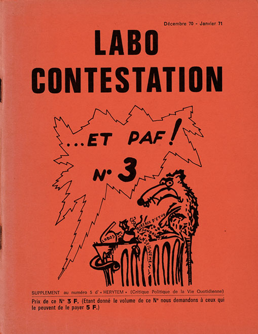 Labo Contestation (1970 – 1973, collection complète numérisée)